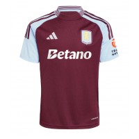 Camiseta Aston Villa Emiliano Buendia #10 Primera Equipación Replica 2024-25 mangas cortas